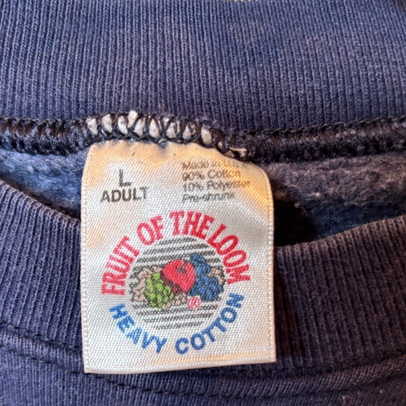 Vintage Picasso “Big Heads”Navy Crewneck Sweatshirt - Picture 2 of 11